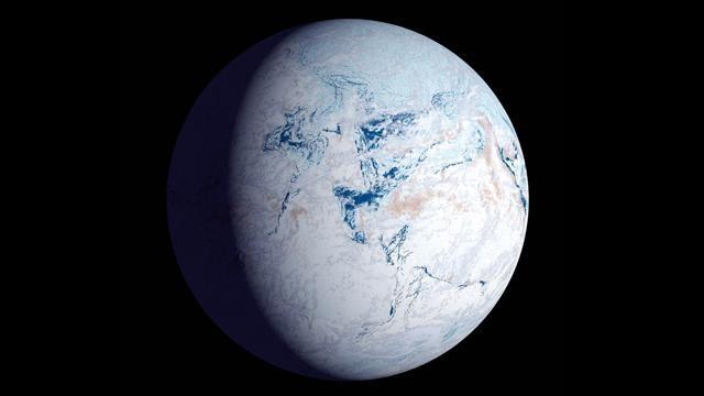 الأرض قبل 650 مليون سنة – العصر الجليدي
