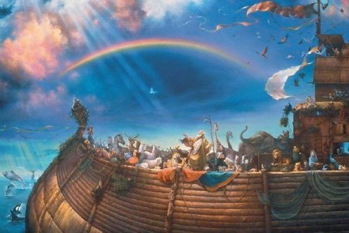 نجاة نوح ومن آمن معه من الطوفان