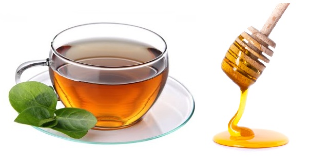 الشاي الأخضر والعسل