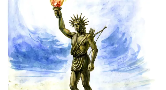 تمثال رودس العملاق (اليونان) Colossus of Rhodes