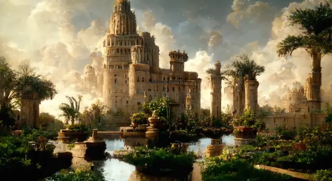 حدائق بابل المعلقة (العراق) Hanging Gardens of Babylon