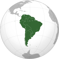 موقع قارة أمريكا الجنوبية