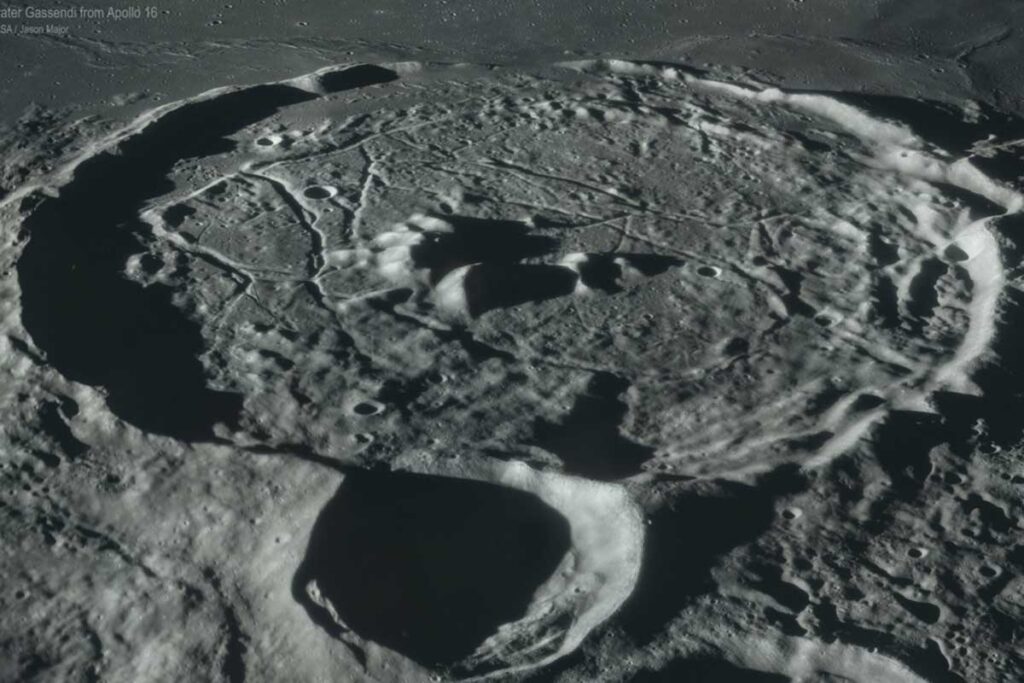 7 – كريتر جاسندي Crater Gassendi
