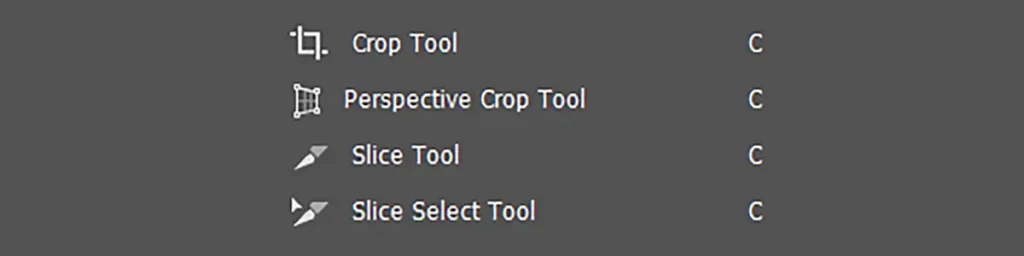 أدوات القص والشرائح The Crop and Slice tool [C]