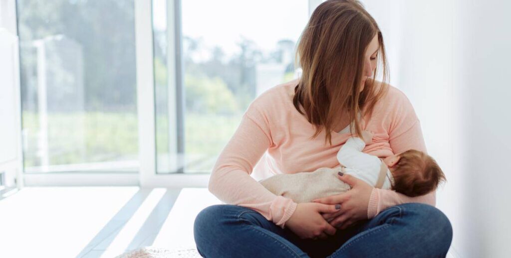 أوضاع الرضاعة ما بعد الولادة القيصرية