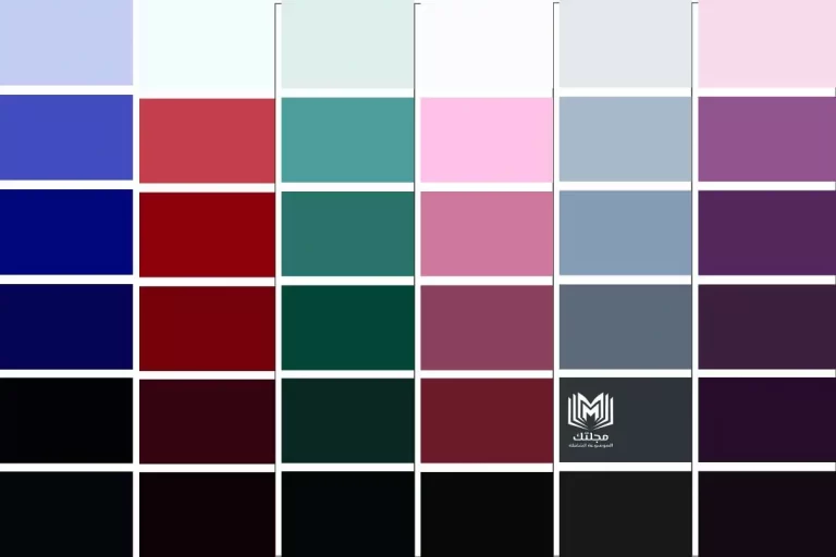 تنسيق الألوان مع الأسود والأبيض – 20 لون مناسب