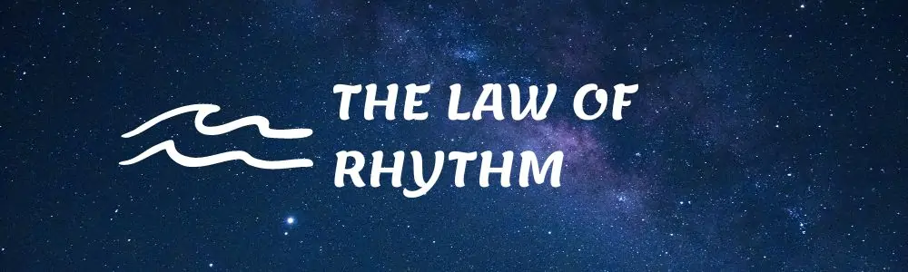 4 – قانون التناغم أو الإيقاع RHYTHM قانون غير ثابت