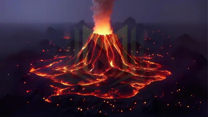 أنواع الانفجارات البركانية
