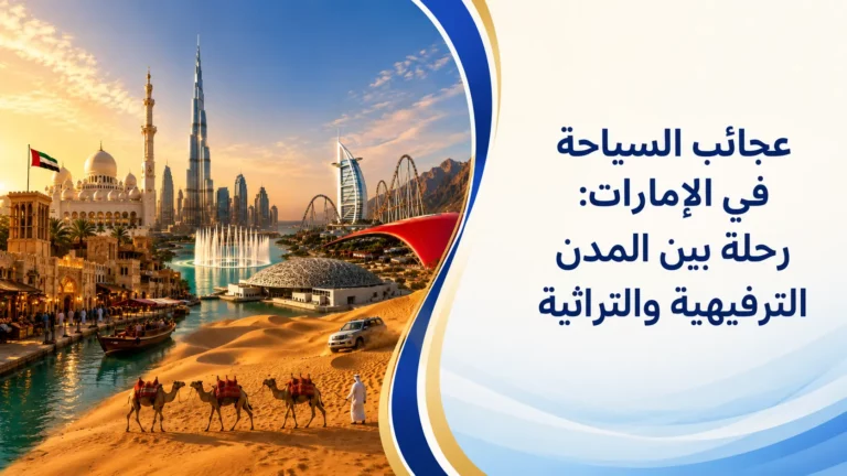 عجائب السياحة في الإمارات: رحلة بين المدن الترفيهية والتراثية